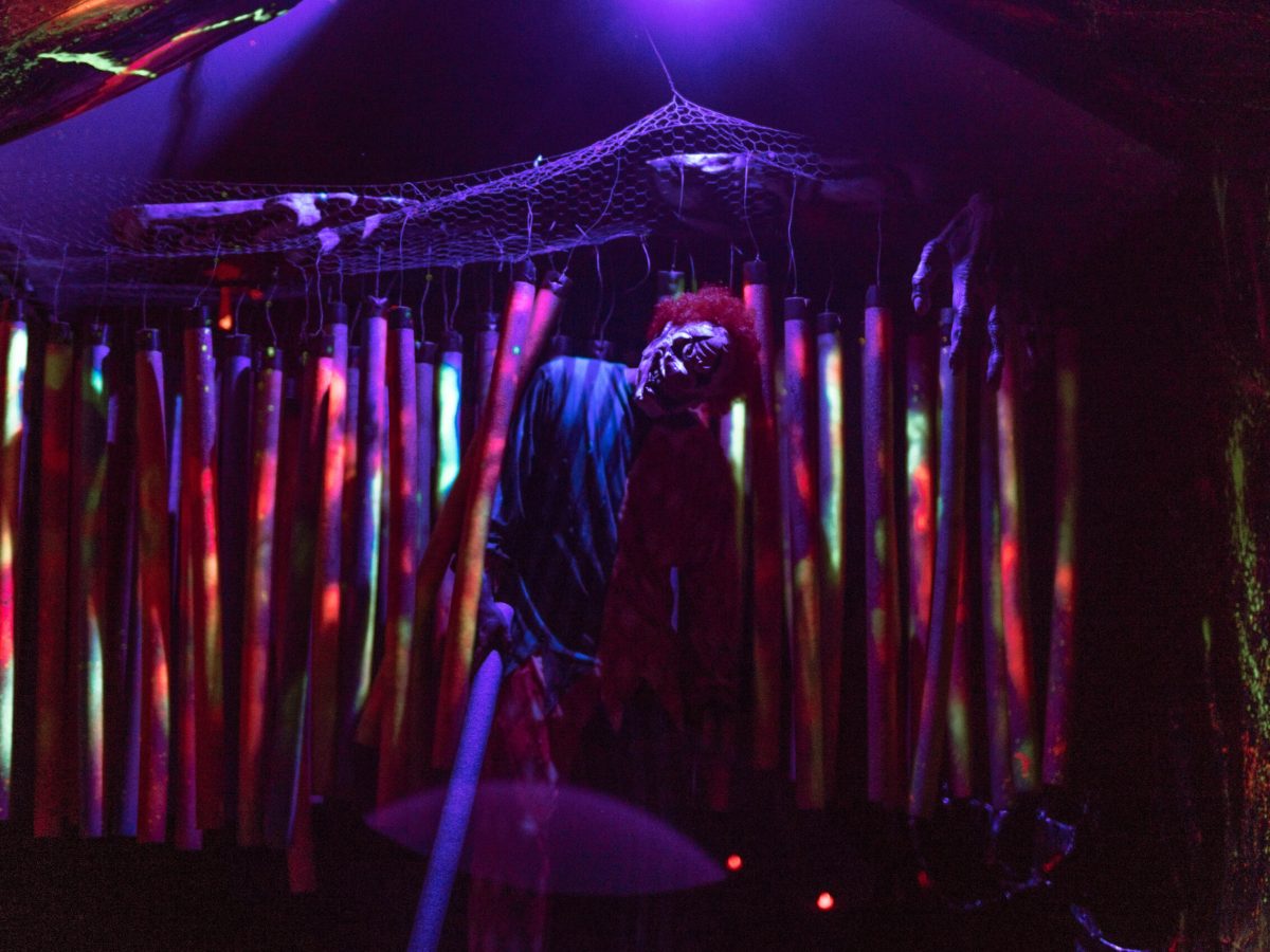 scary scenes in a haunted house